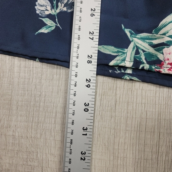 Banana Republic Floral Print Ruffle Midi Skirt - Picture 7 of 8